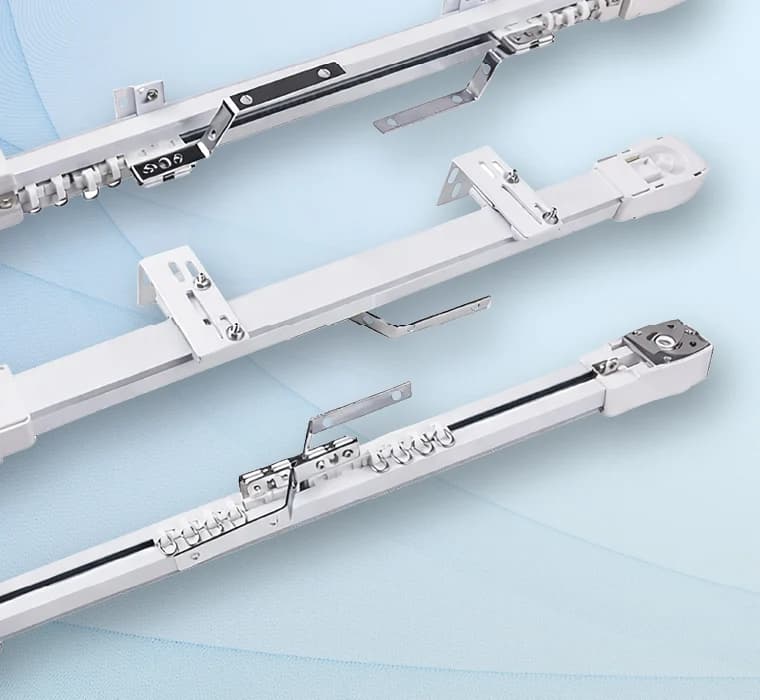 Evolix Curtain Tracks — Assembled
