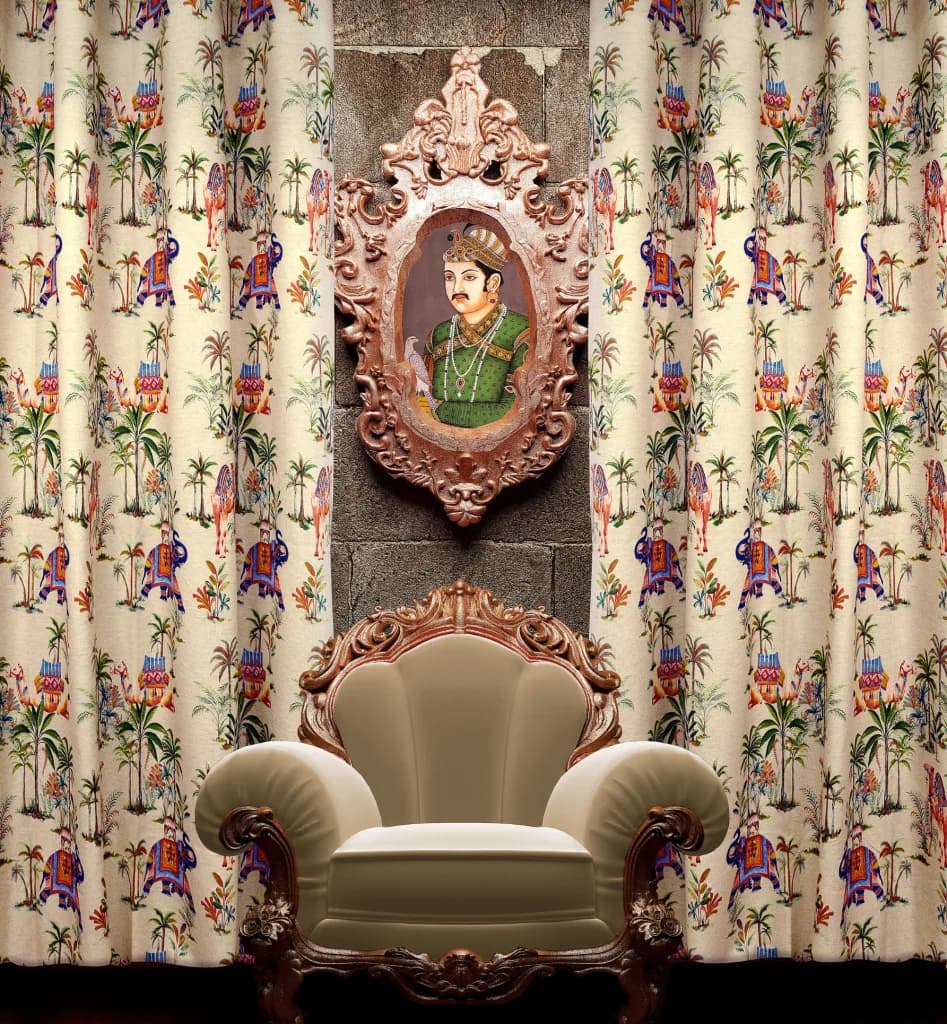 Vista Fabrics Rajwada Printed