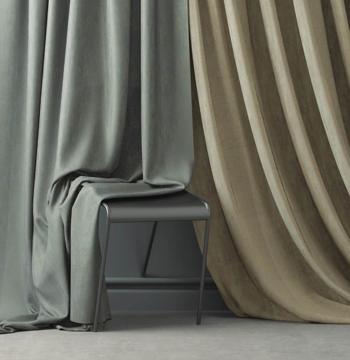 Sarom Metallic Texture Curtains